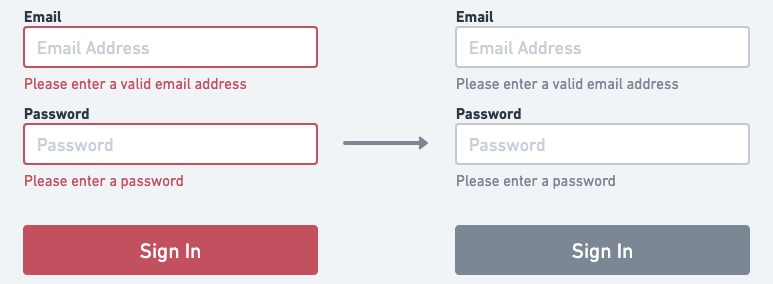 web form contast ratio