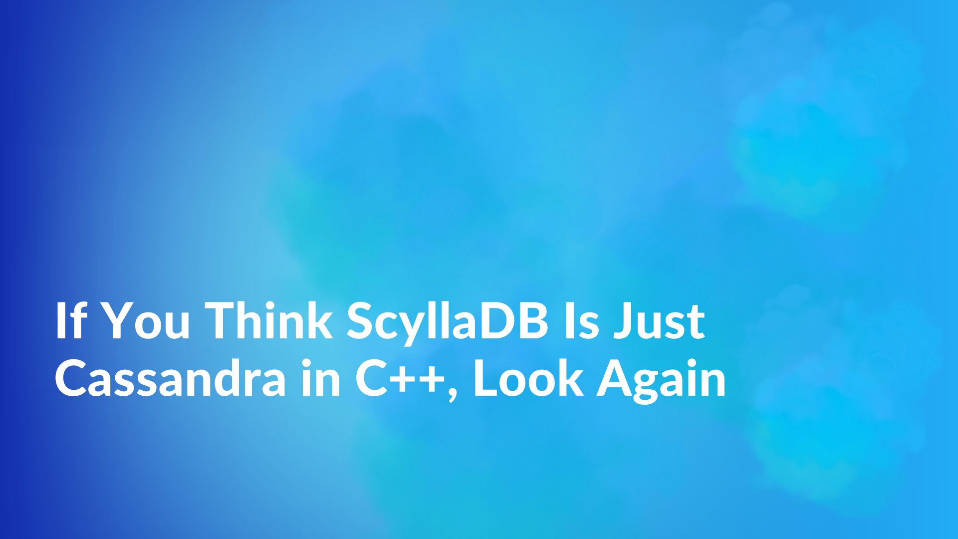 new scylladb - article featured image