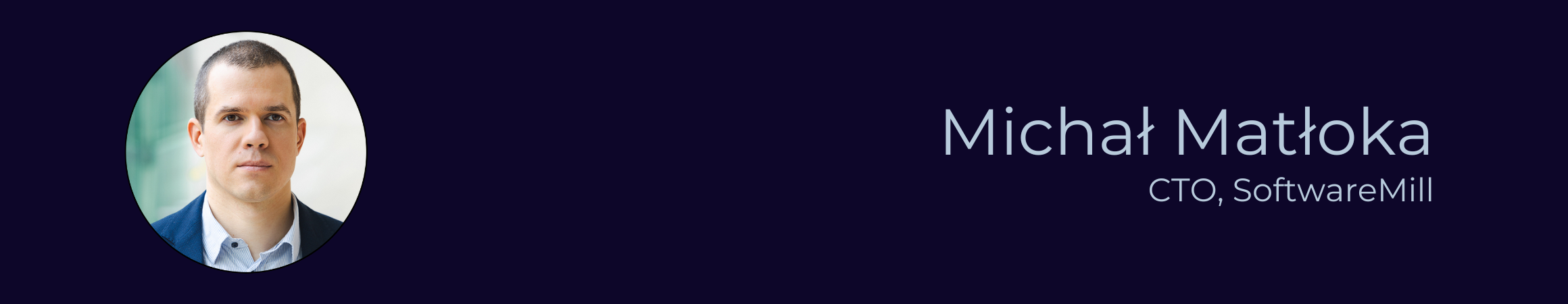 michał matloka cto at softwaremill