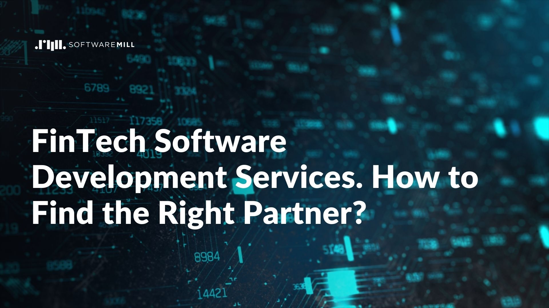FinTech Software Development Services. How to Find the Right Partner? featured image
